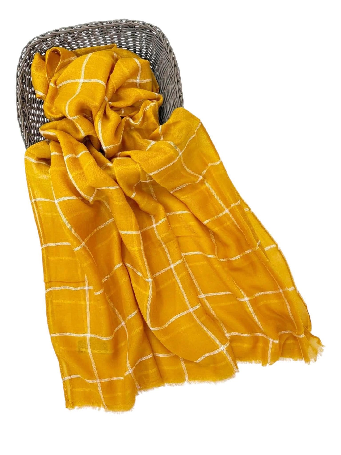 Checks - Mustard yellow