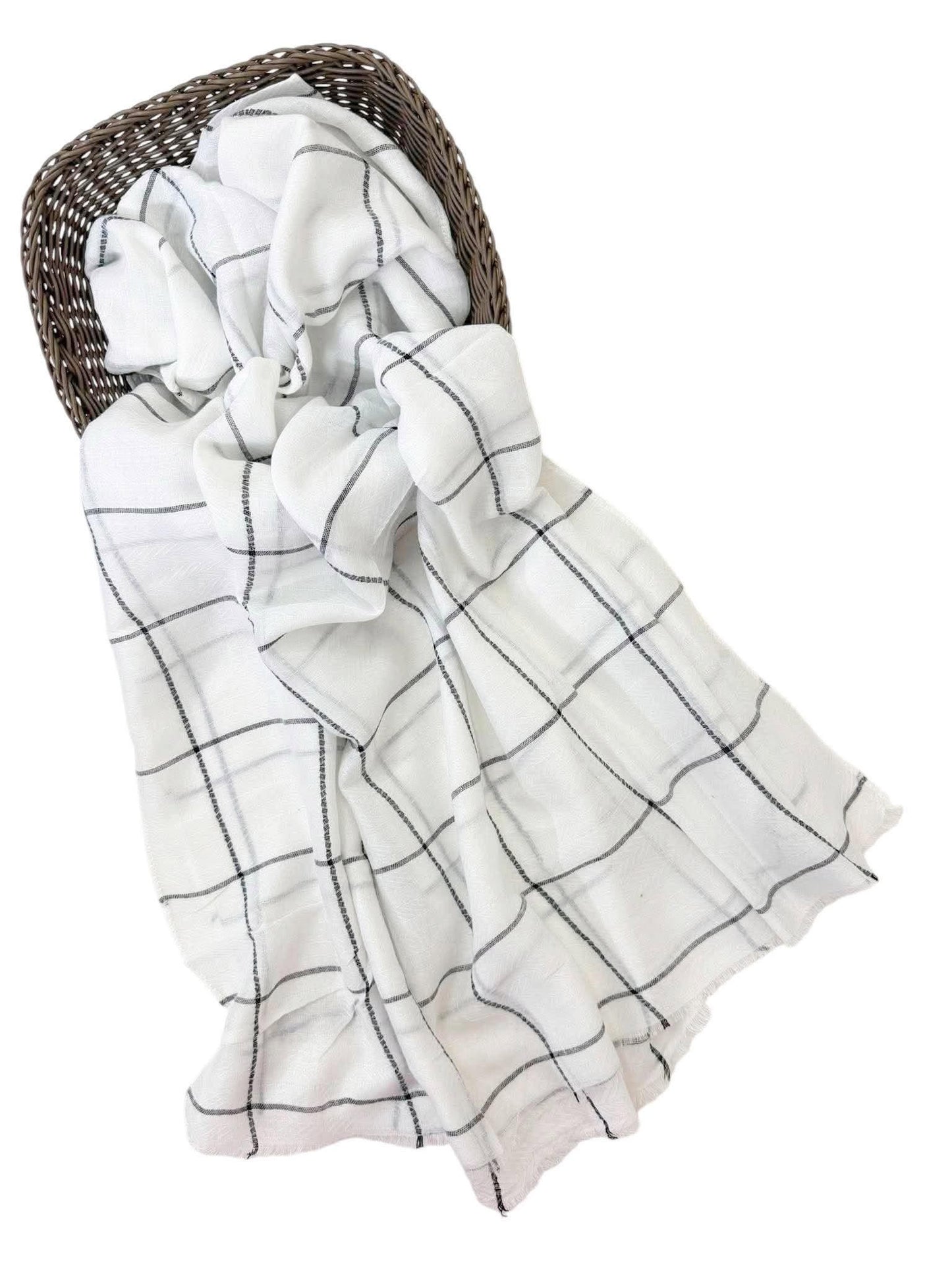 Checks - White