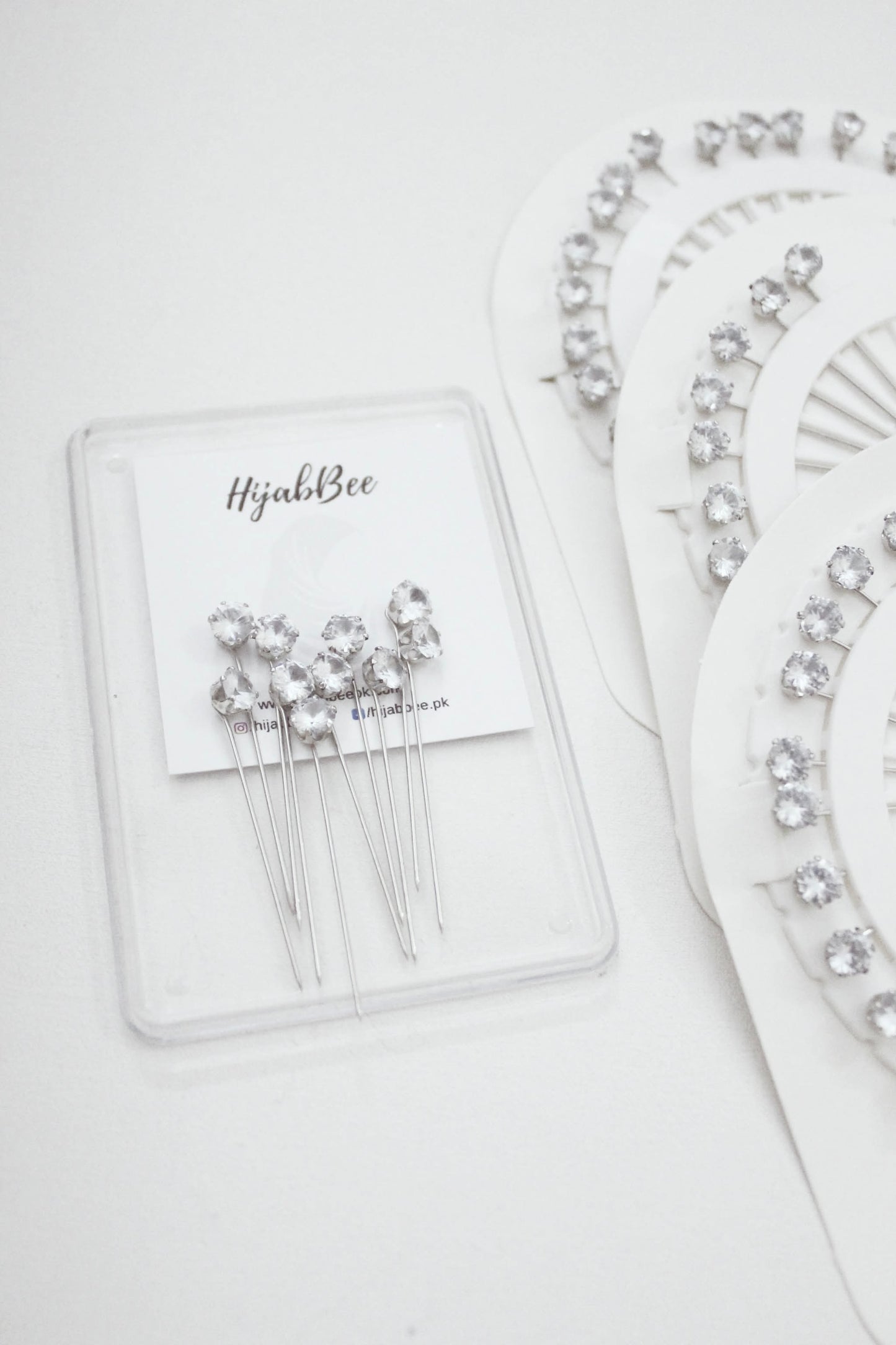 10 LONG PINS (SILVER)