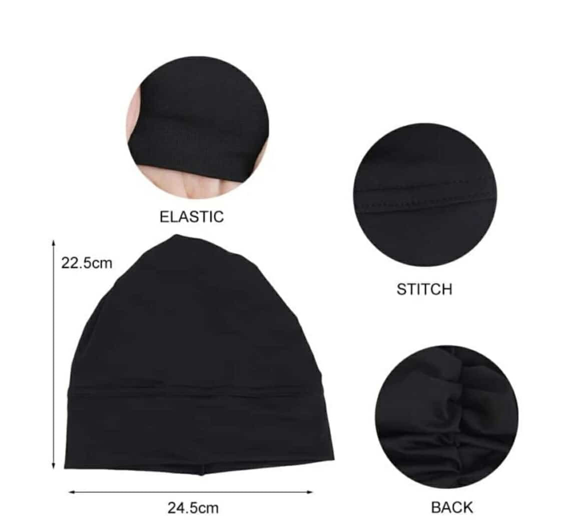 TURBAN CAP - DARK GREY