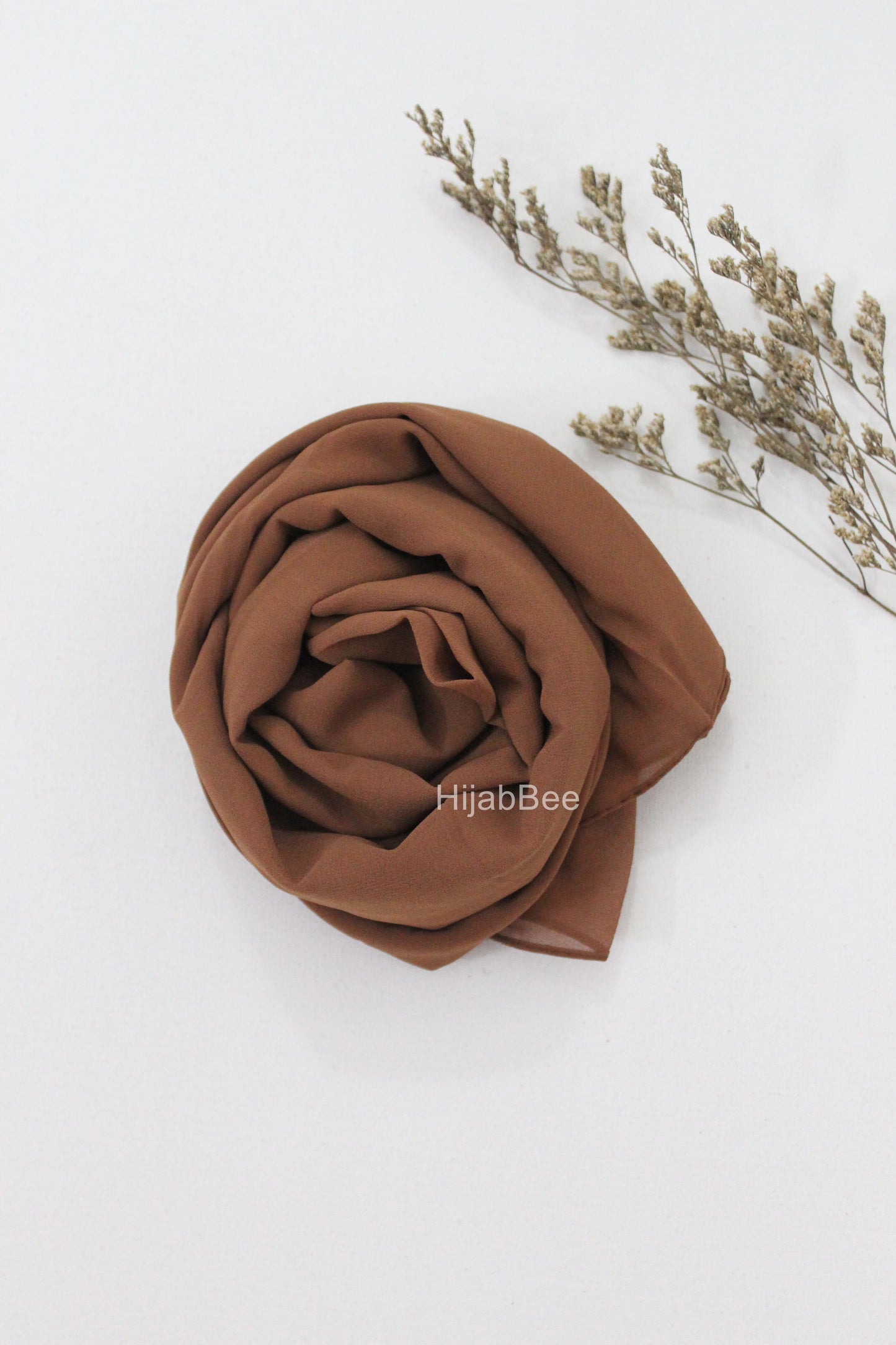 GEORGETTE - CHOCO BROWN