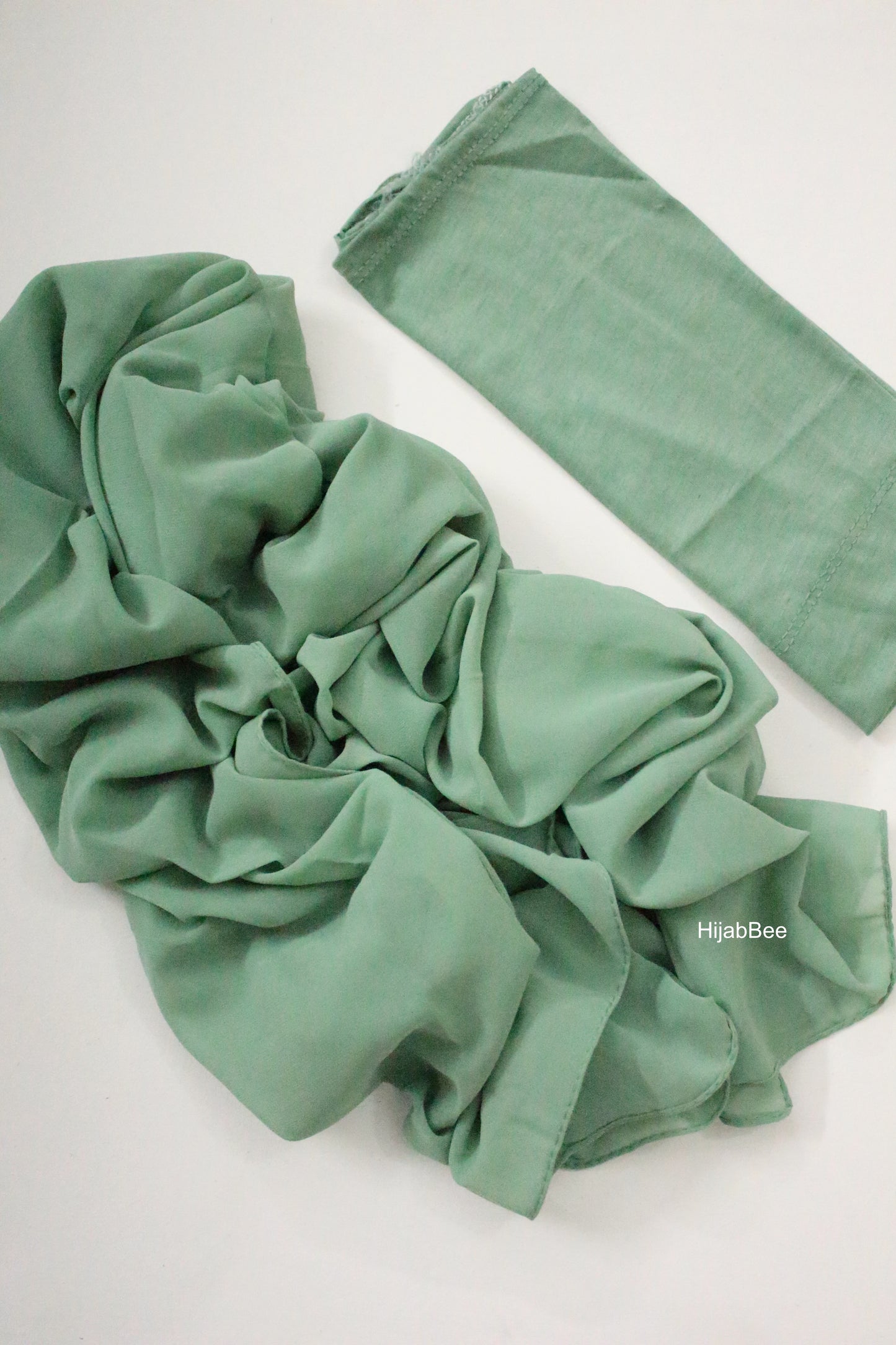 Hijab + Cap set - Emerald