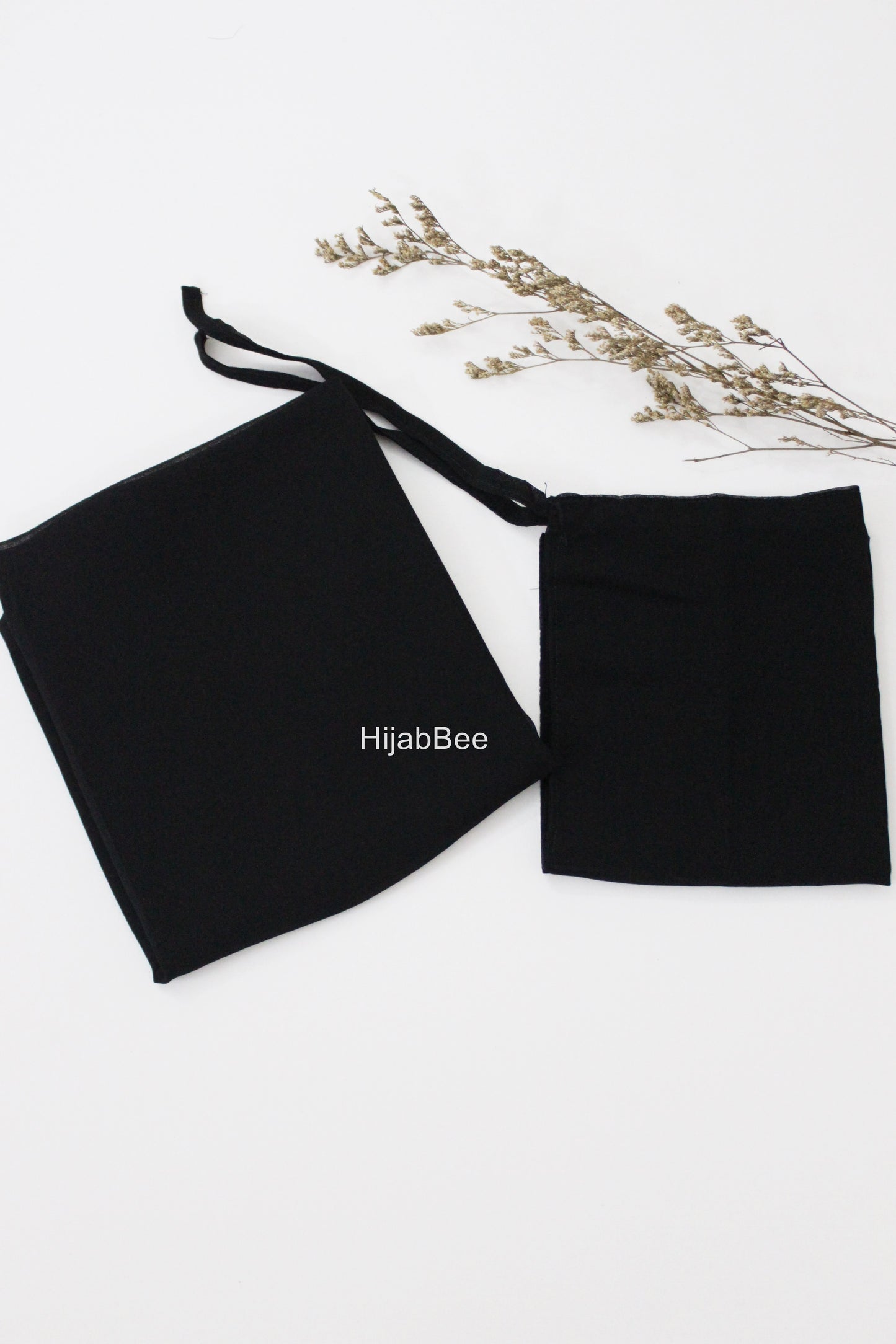 Hijab + Niqab set - Black