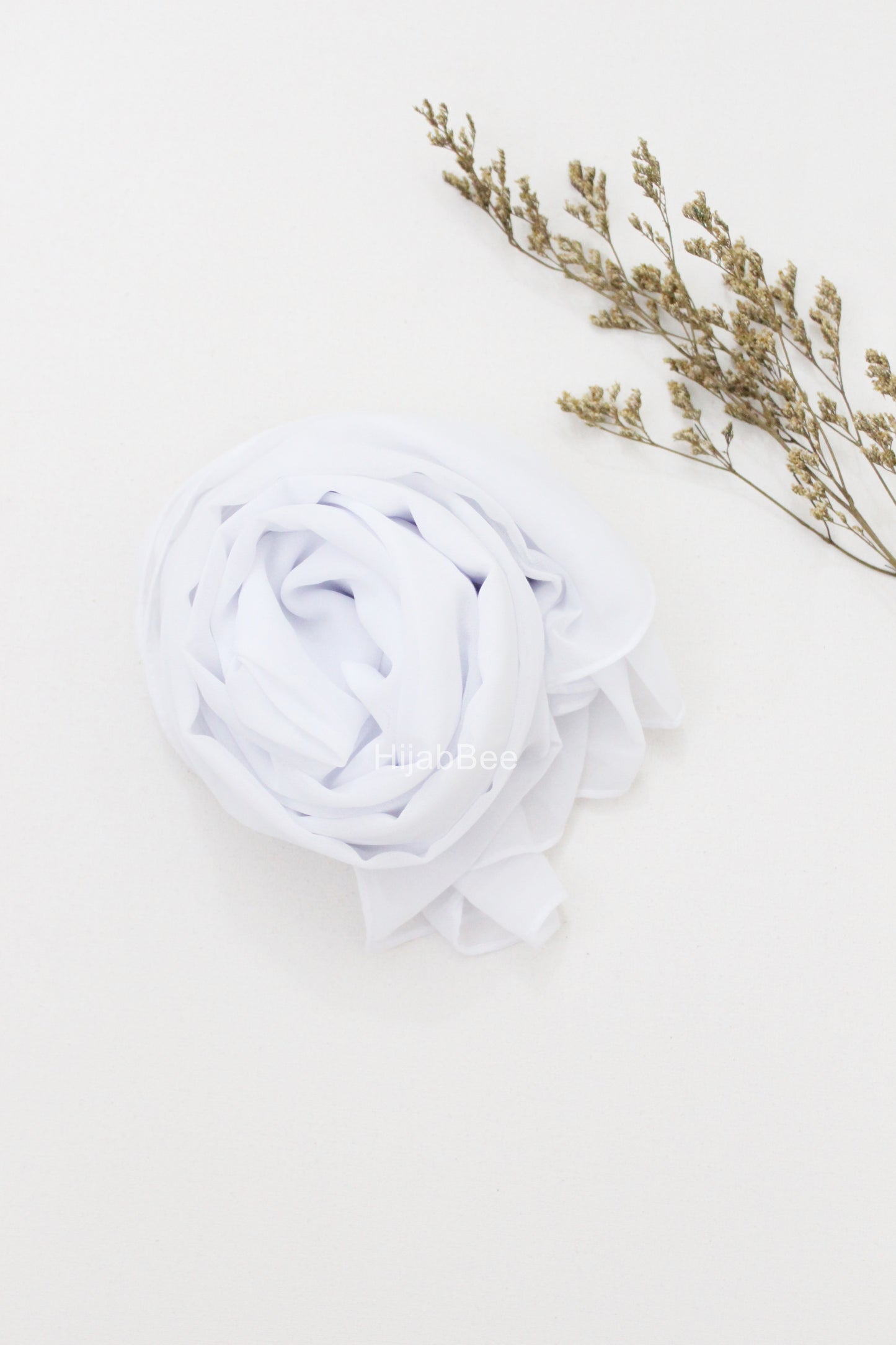 GEORGETTE - PURE WHITE