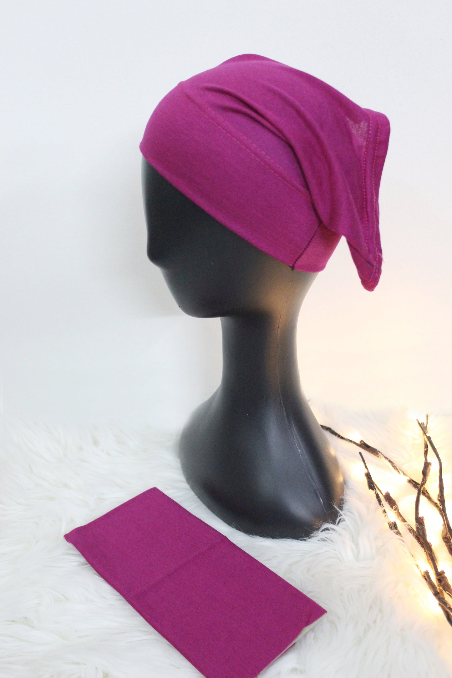 TUBE CAP - DARK PINK