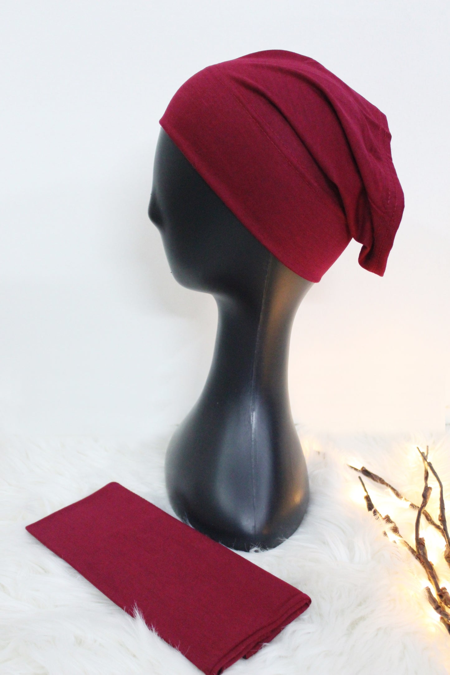 TUBE CAP - MAROON