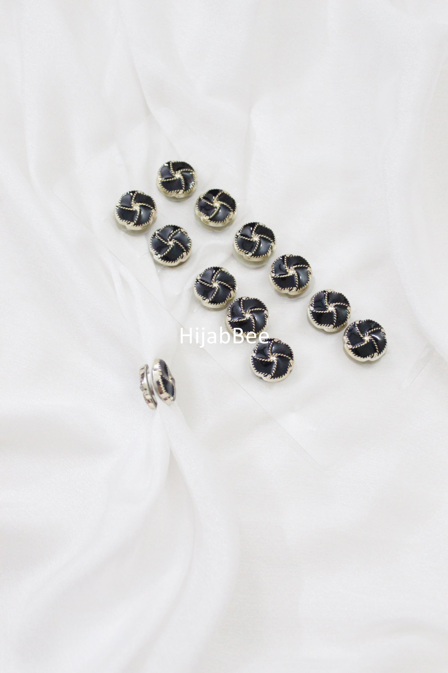 MAGNET PIN ABSTRACT - BLACK