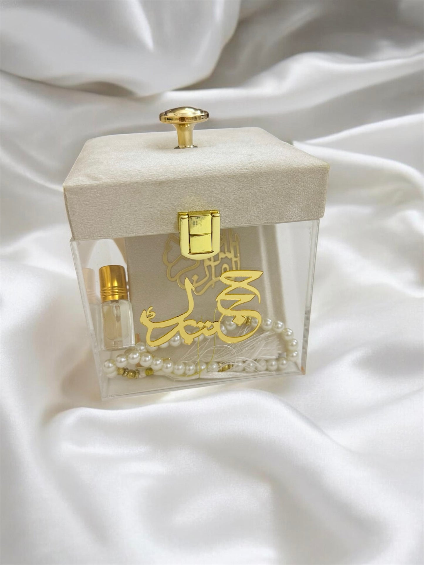 Acrylic Hajj Tabarruk box