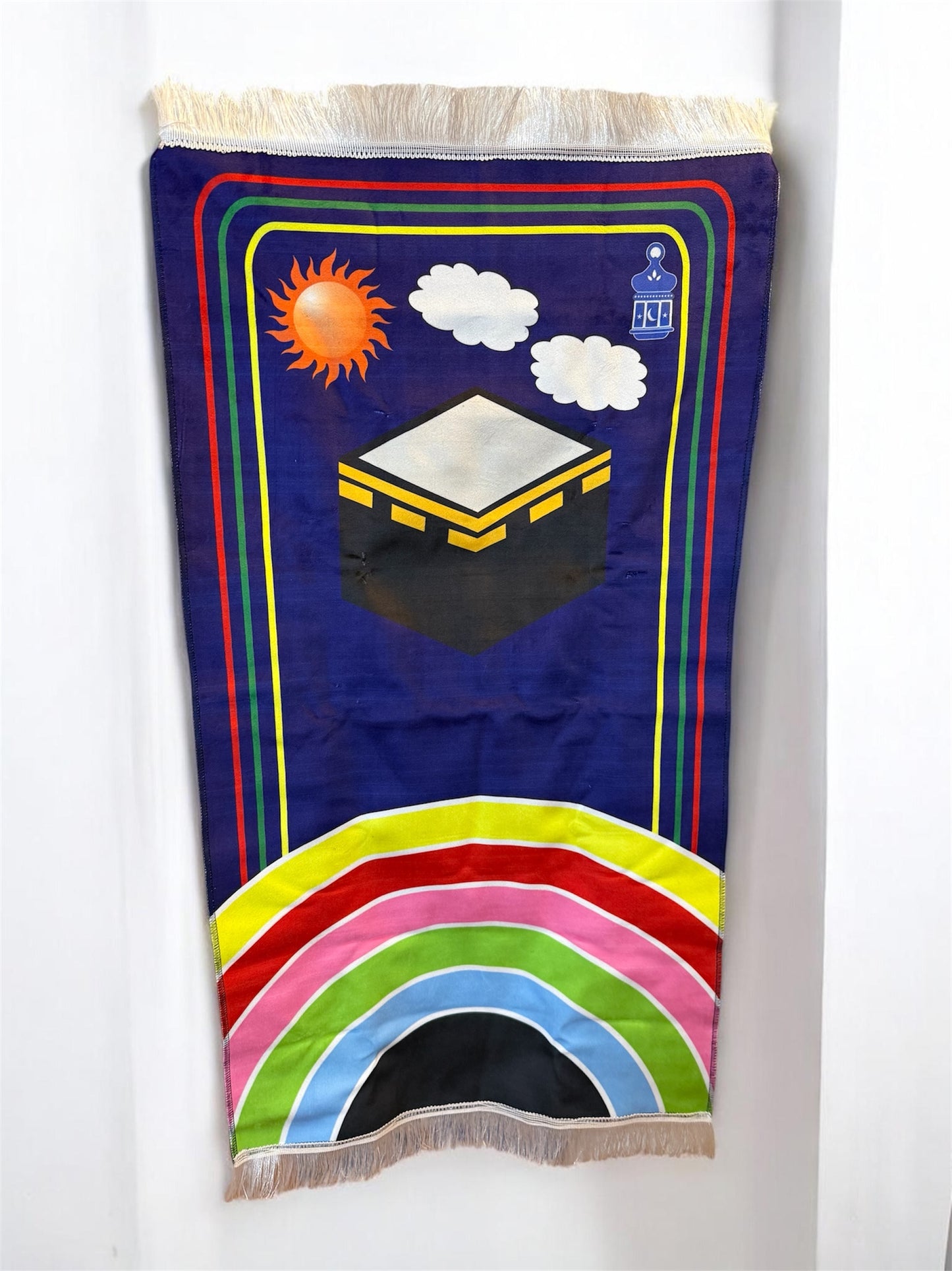 Children prayer mat with customized bookmark