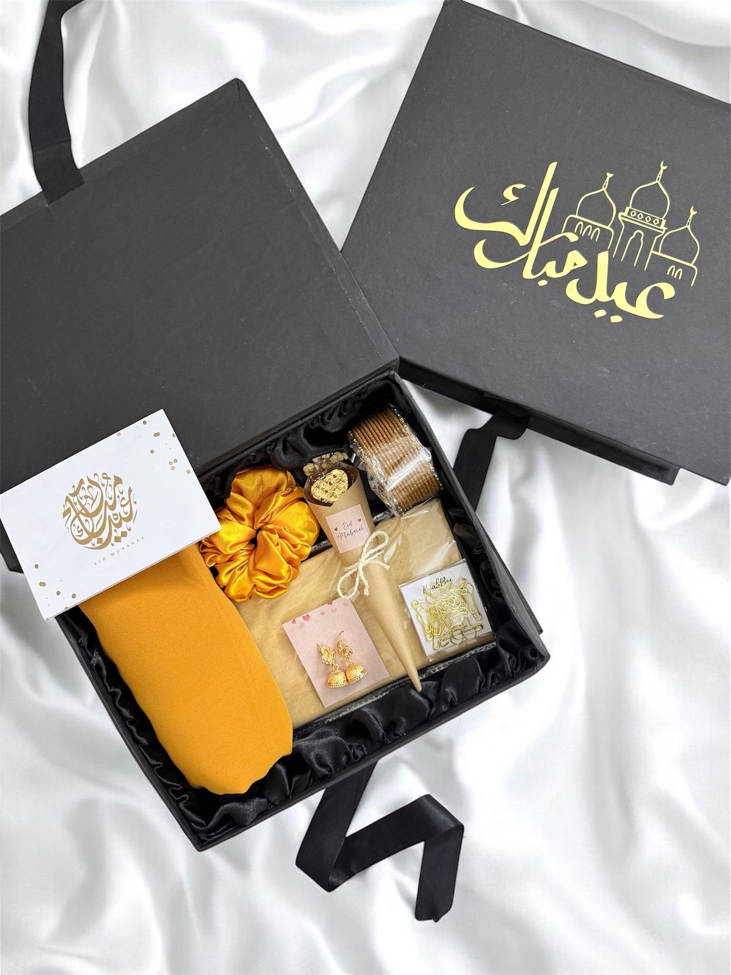 Luxury Eid Mubarak Box (Black)