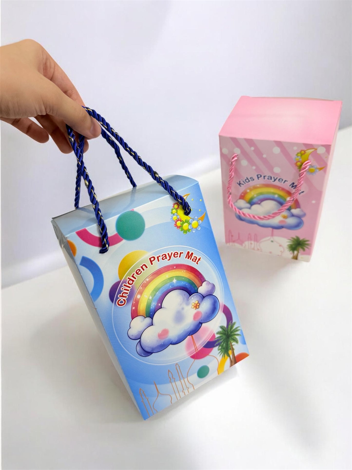 Children prayer mat with customized bookmark