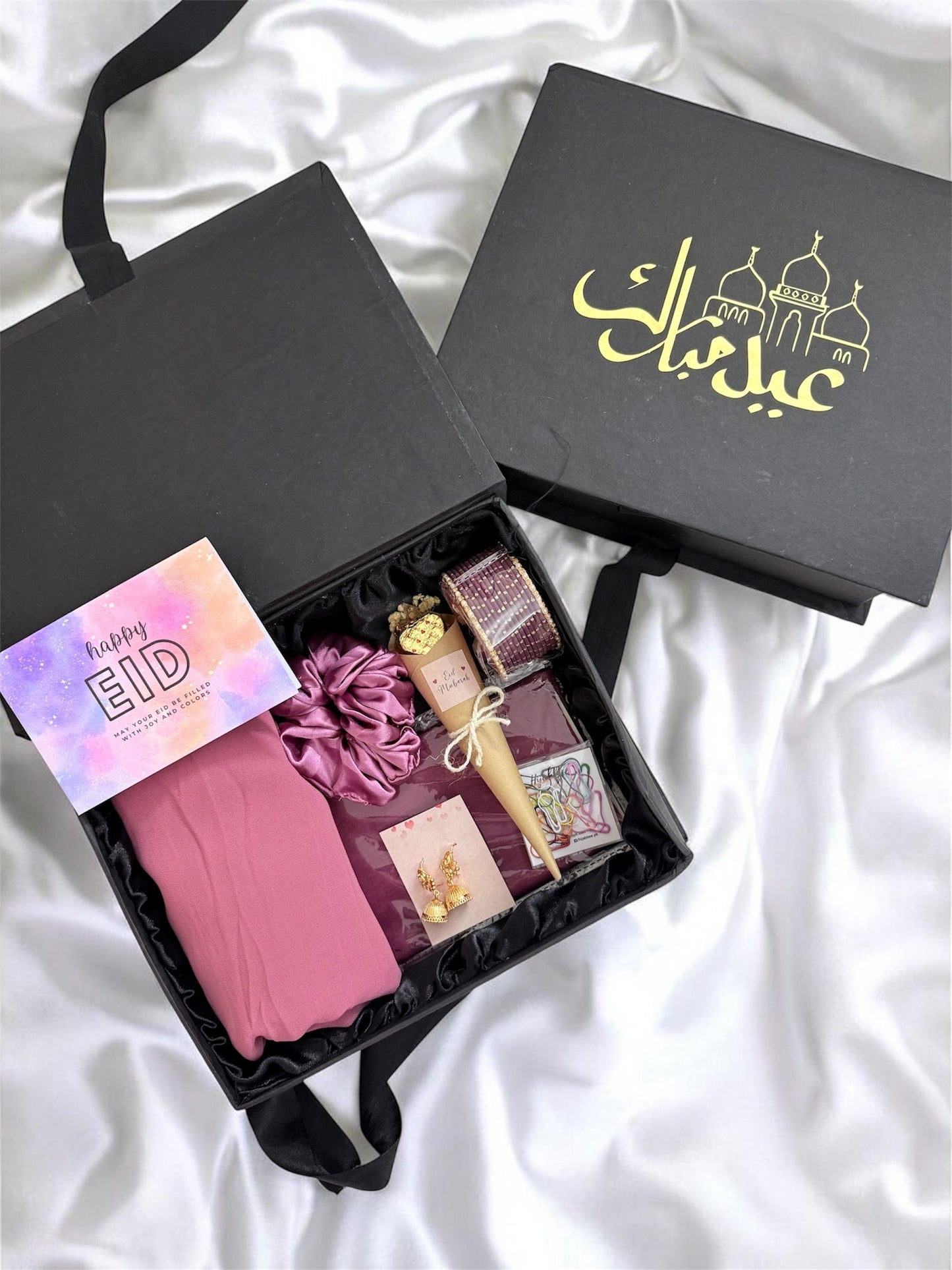 Luxury Eid Mubarak Box (Black)