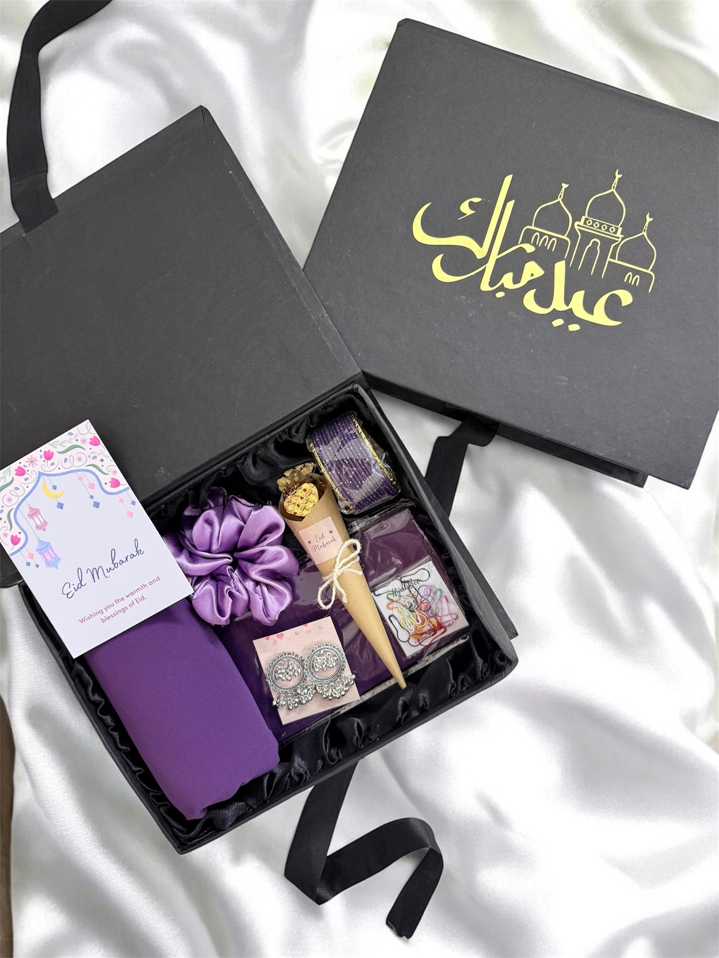 Luxury Eid Mubarak Box (Black)