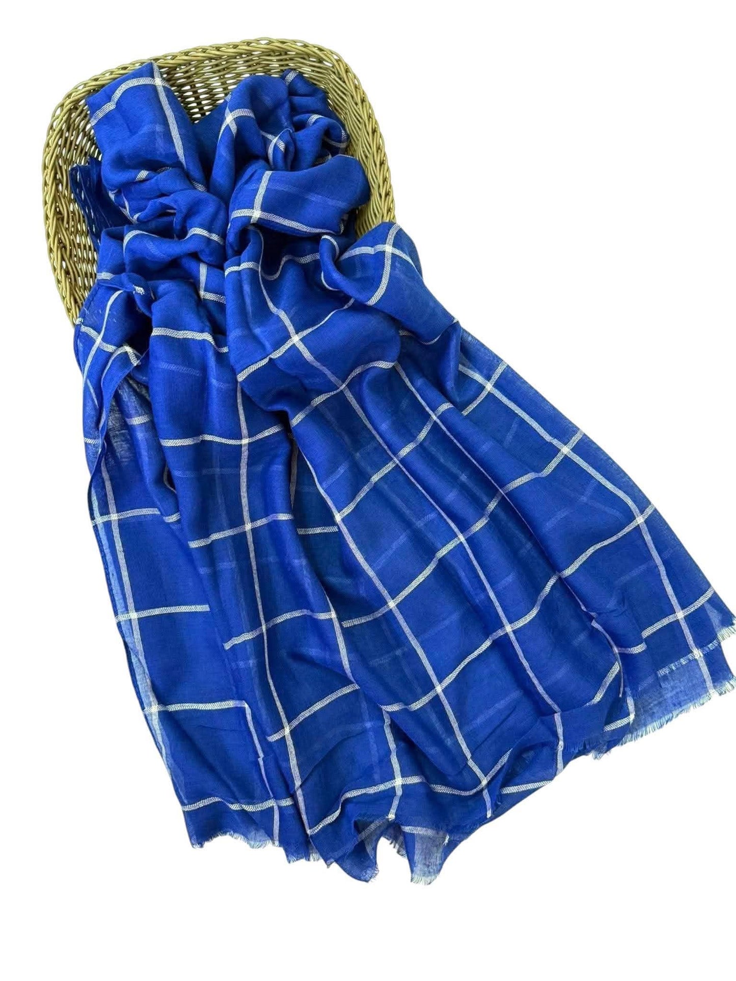 Checks - Royal blue
