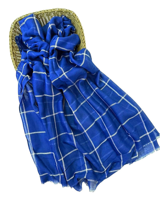 Checks - Royal blue