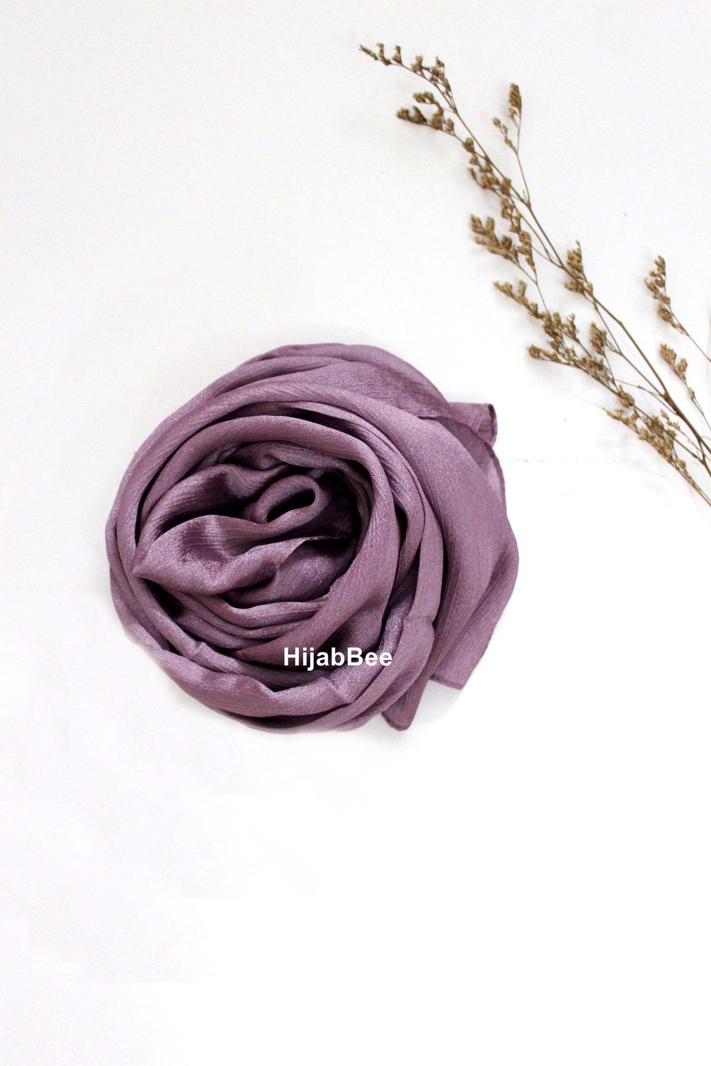 CRINKLE SILK - MAUVE