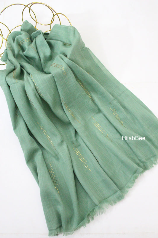 Gold Drops - Emerald