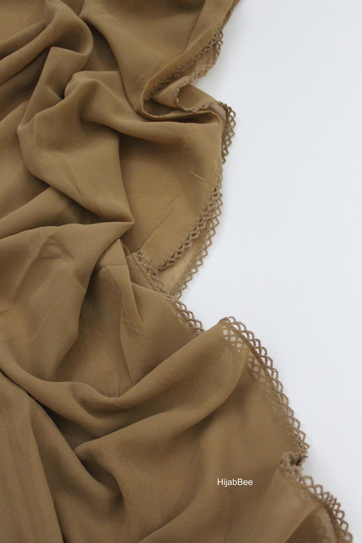 LACED GEORGETTE - COPPER