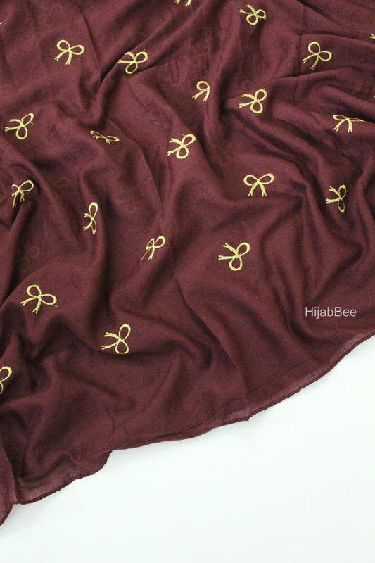 Little bows - Burgundy