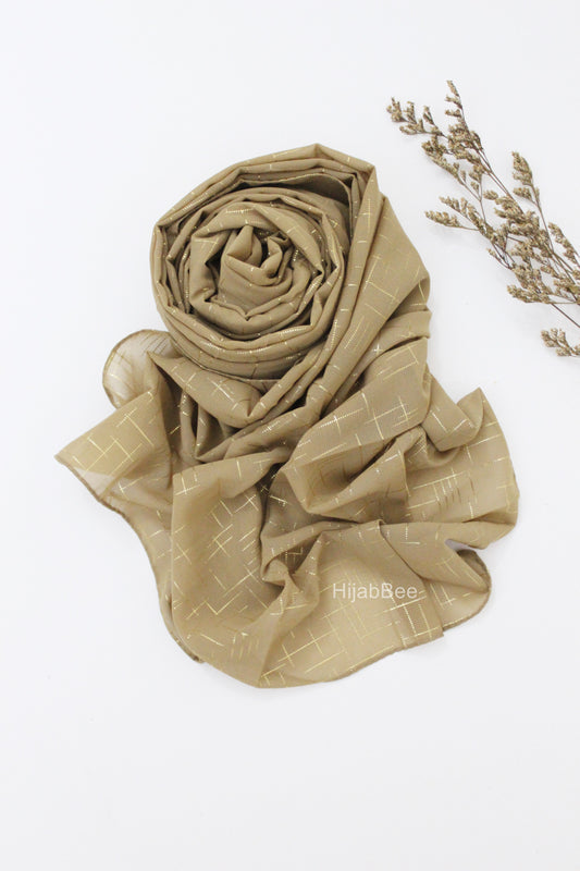 MOSAIC GEORGETTE - BEIGE