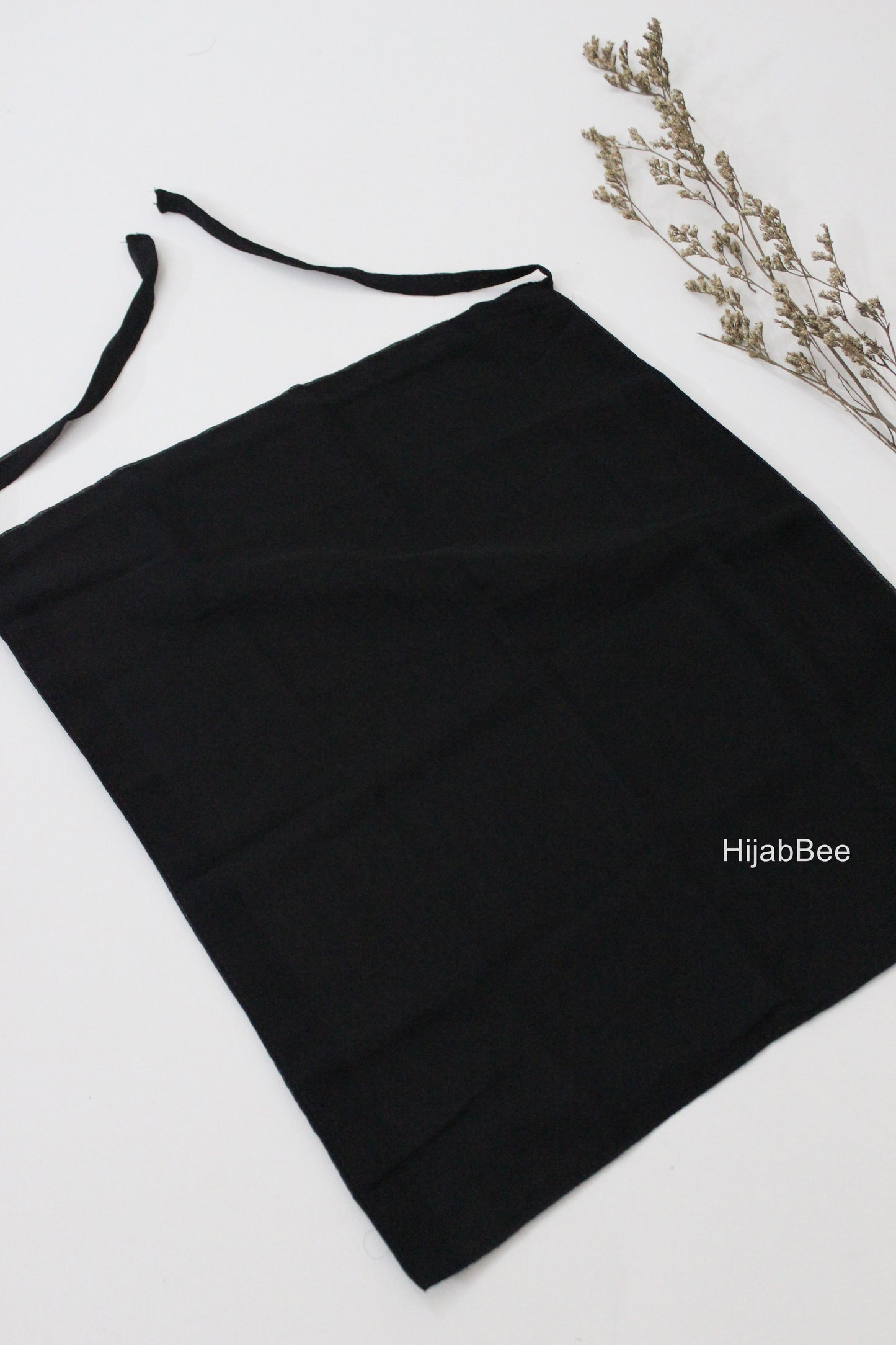 Tie back niqab - Black