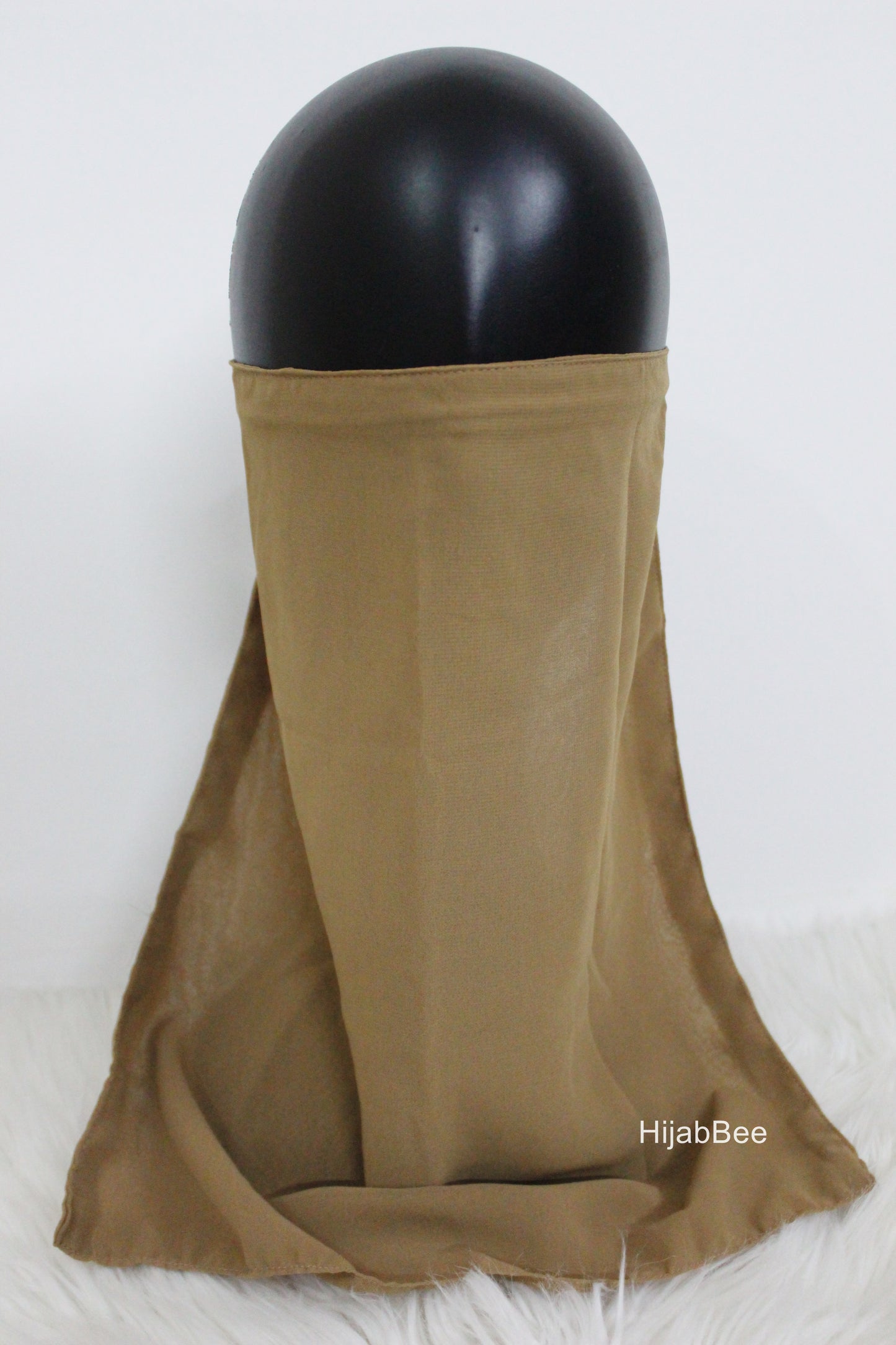 Tie back niqab - Copper