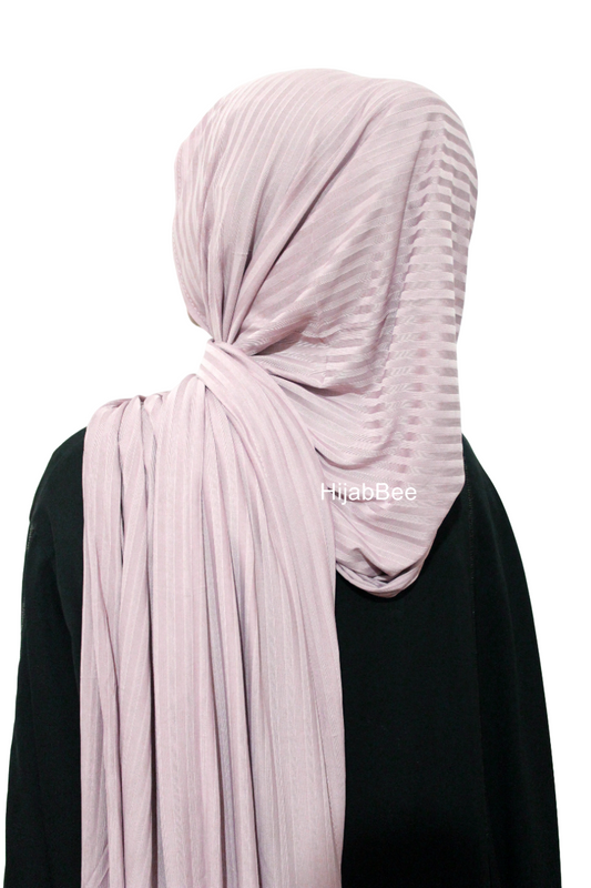 RIBBED JERSEY - NUDE PINK