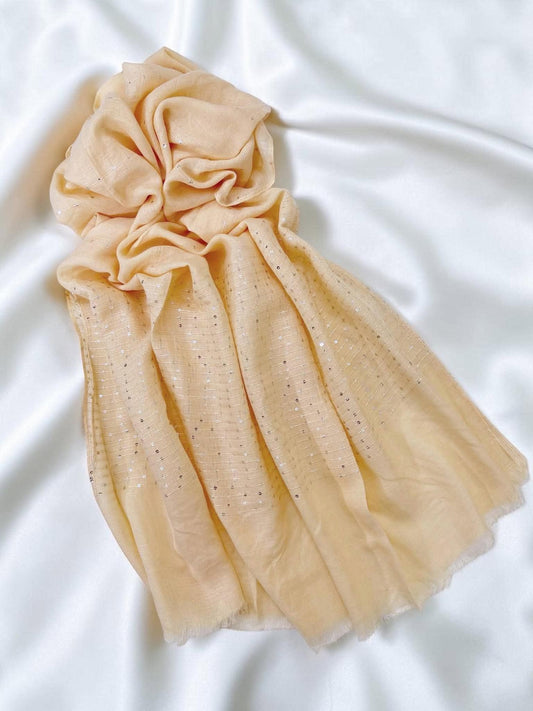 Sequins - Creamy beige