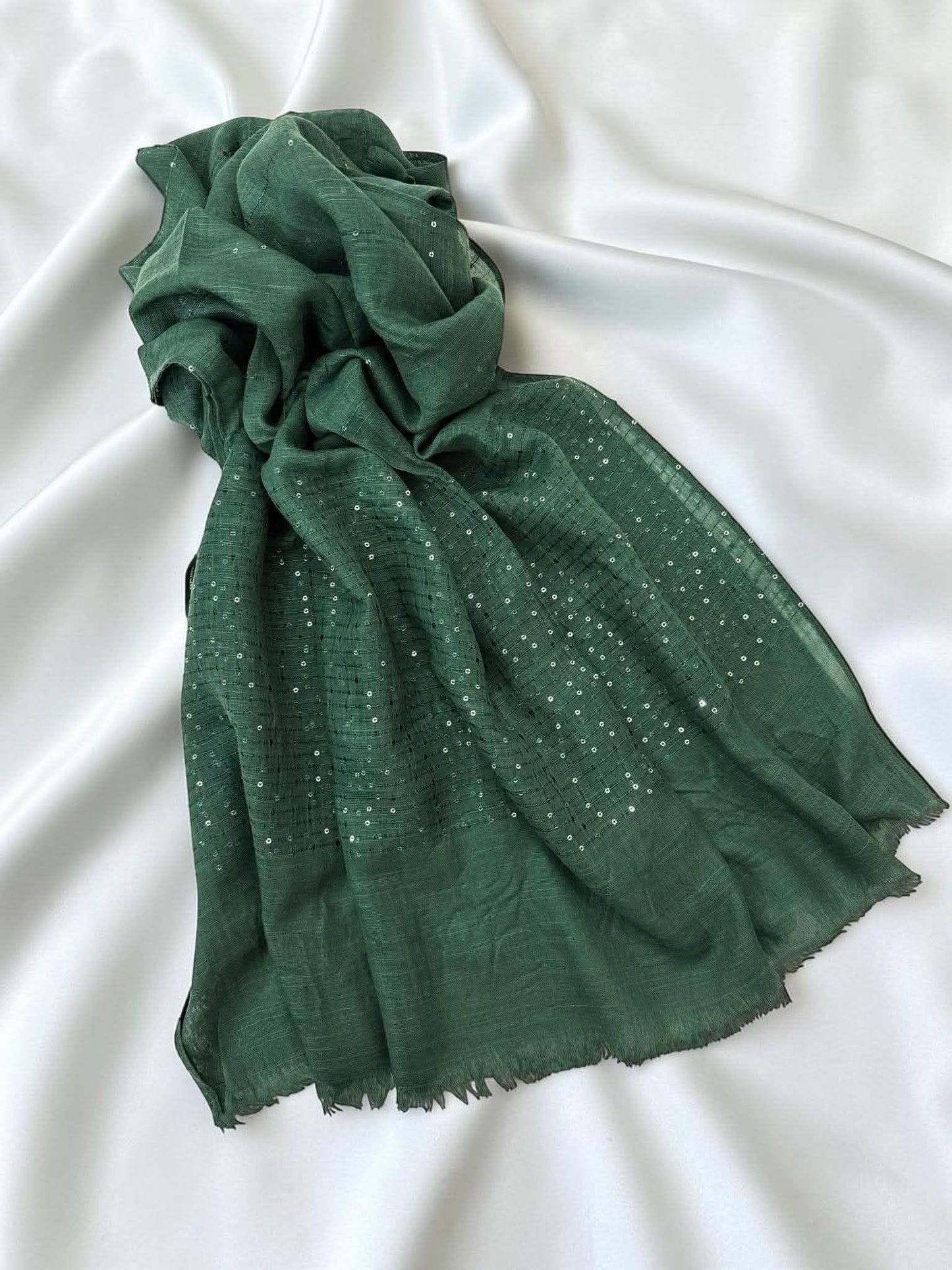 Sequins - Dark green