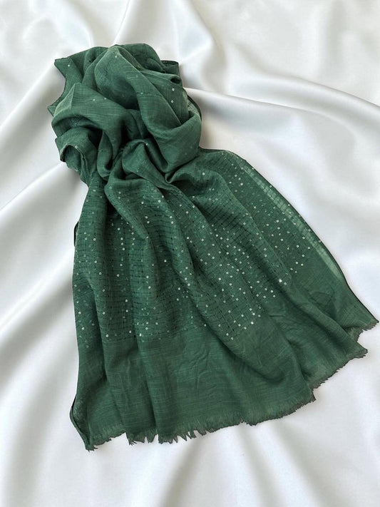 Sequins - Dark green