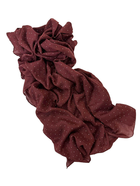 Silver stones - Burgundy