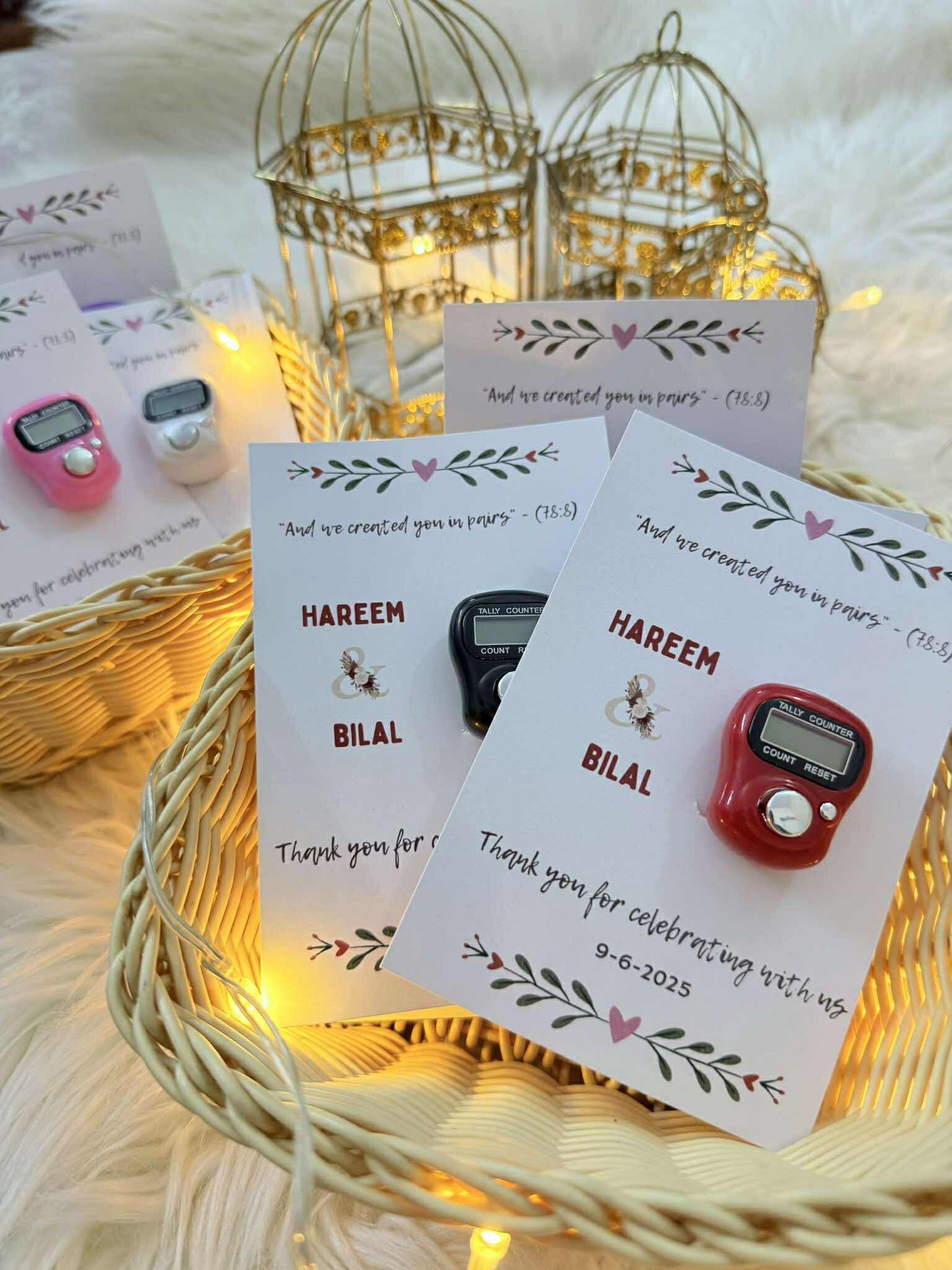 Tasbeeh counter wedding favors