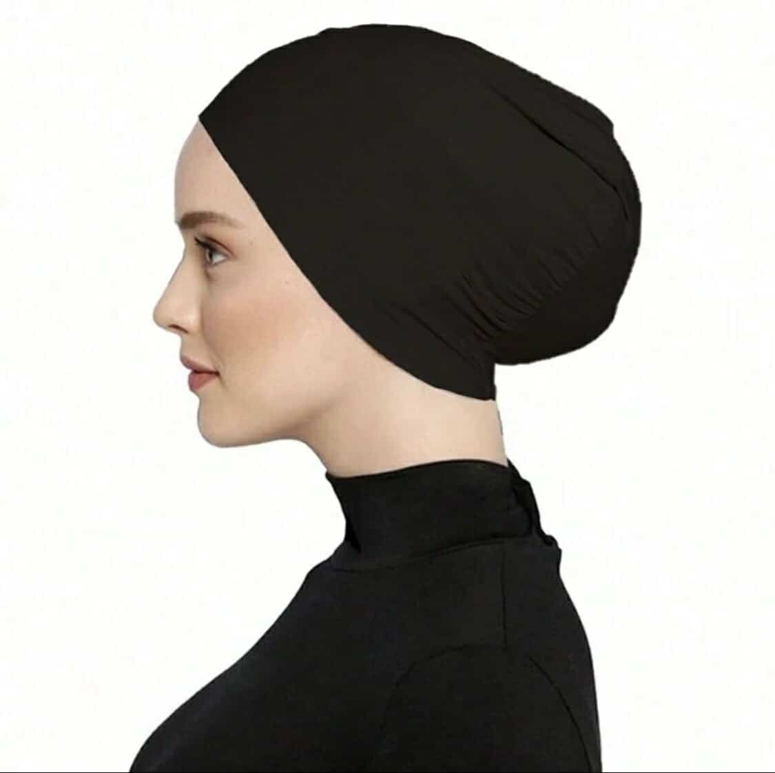 TURBAN CAP - BLACK