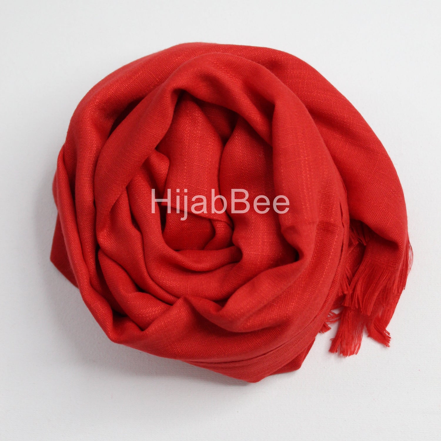 TURKISH LAWN, turkish cotton, red hijab