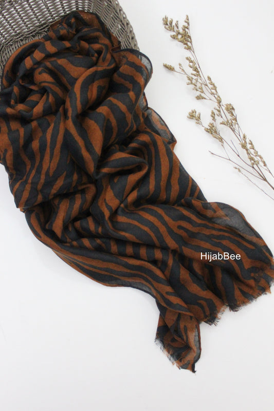 ZEBRA PRINT - BROWN