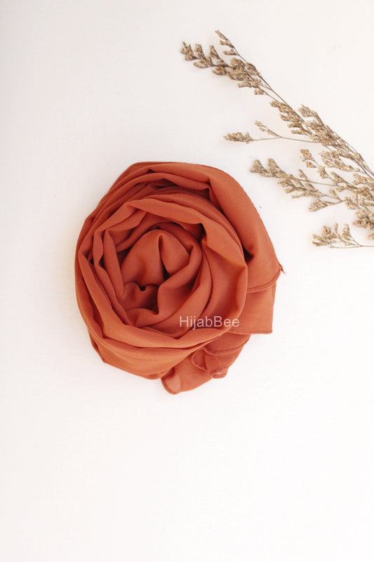 GEORGETTE - DARK ORANGE