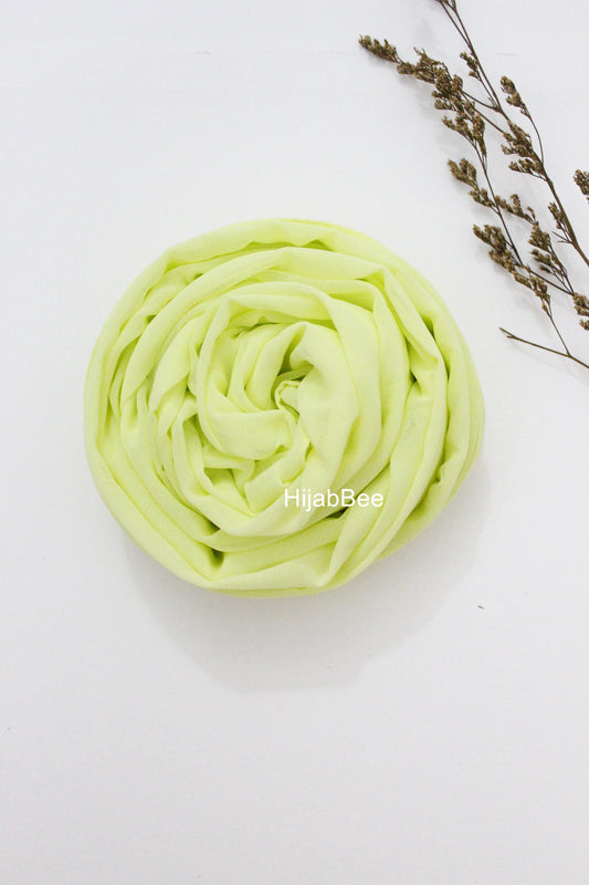 GEORGETTE - LEMON YELLOW