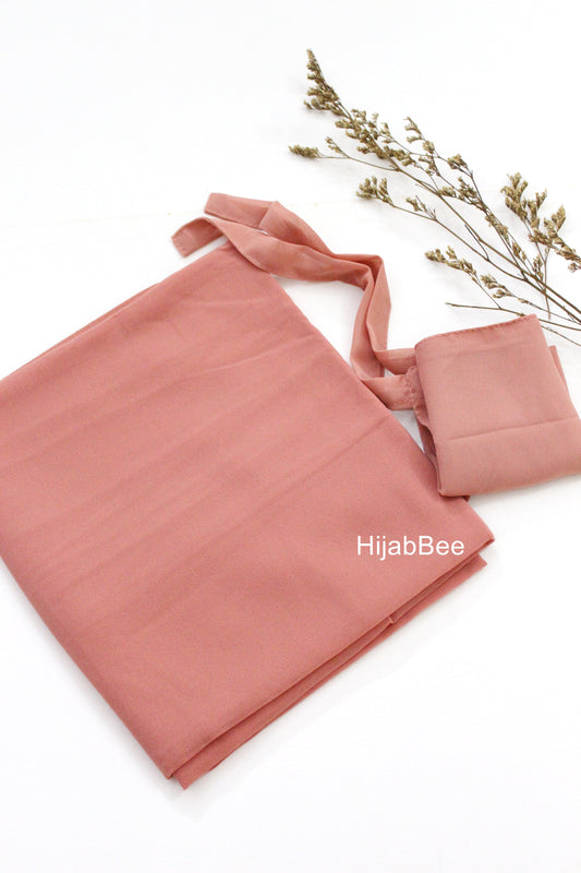 Hijab + Niqab set - Rose