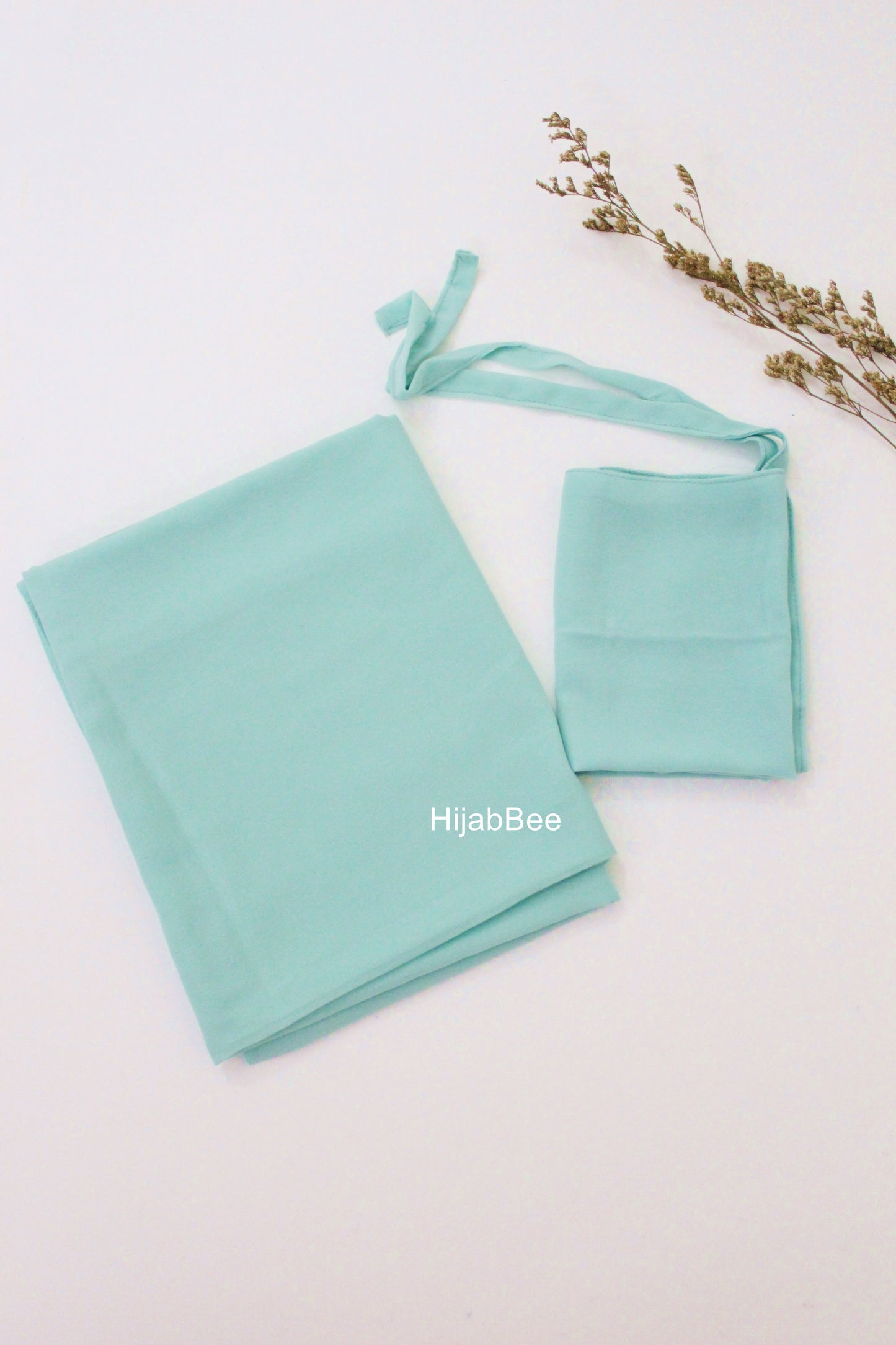 Hijab + Niqab set - Aqua