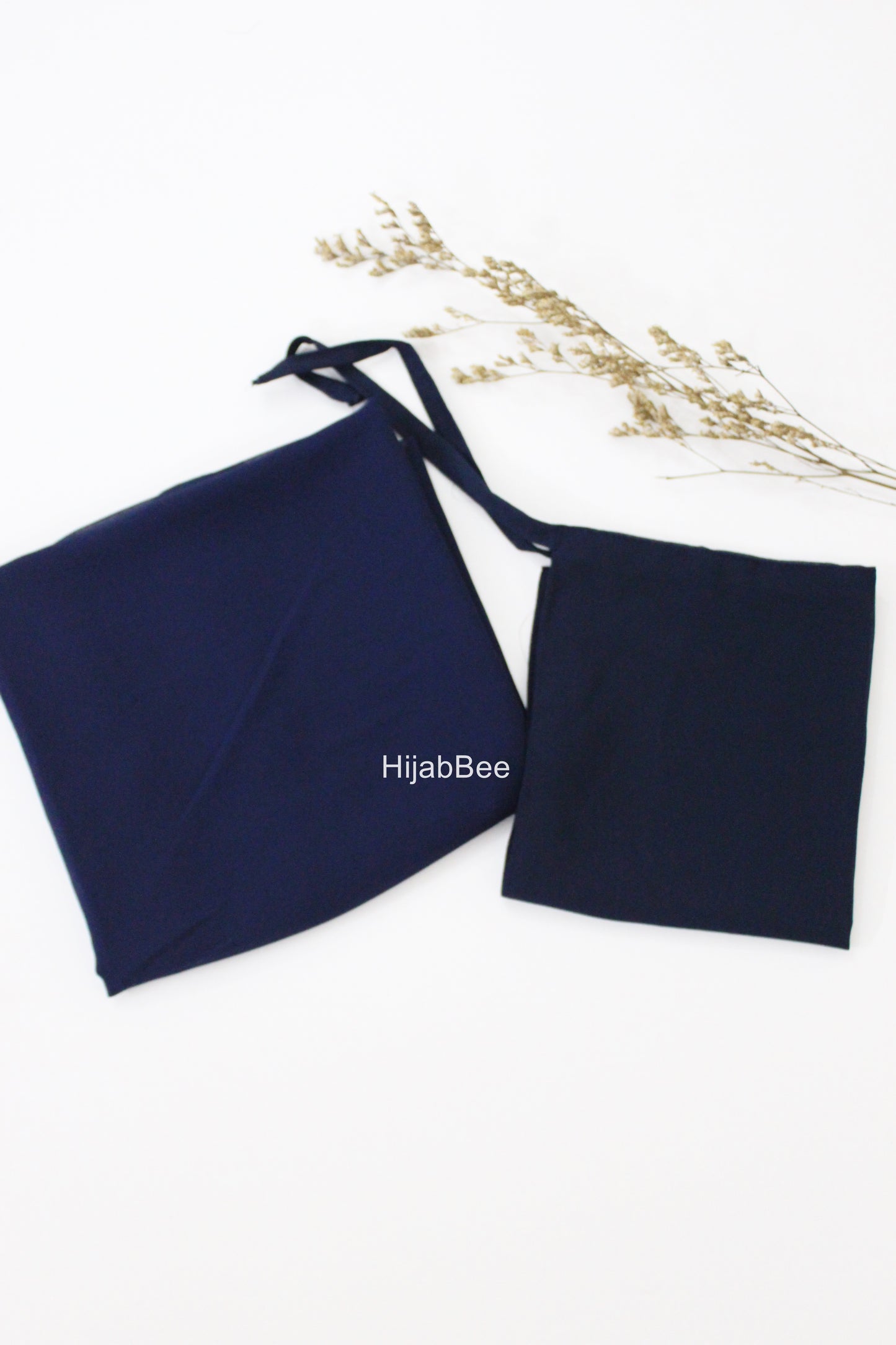 Hijab + Niqab set - Navy blue