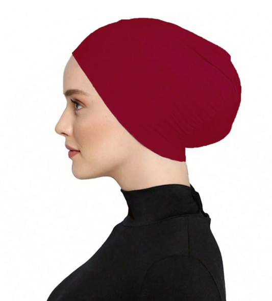 TURBAN CAP - MAROON