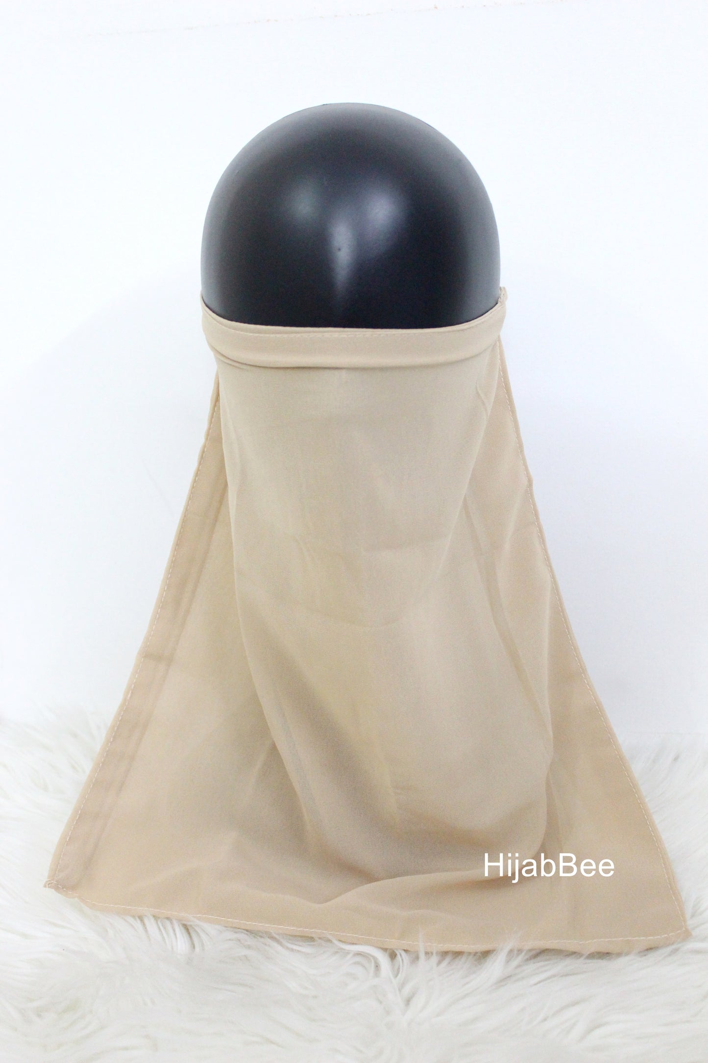 Tie back niqab - Beige