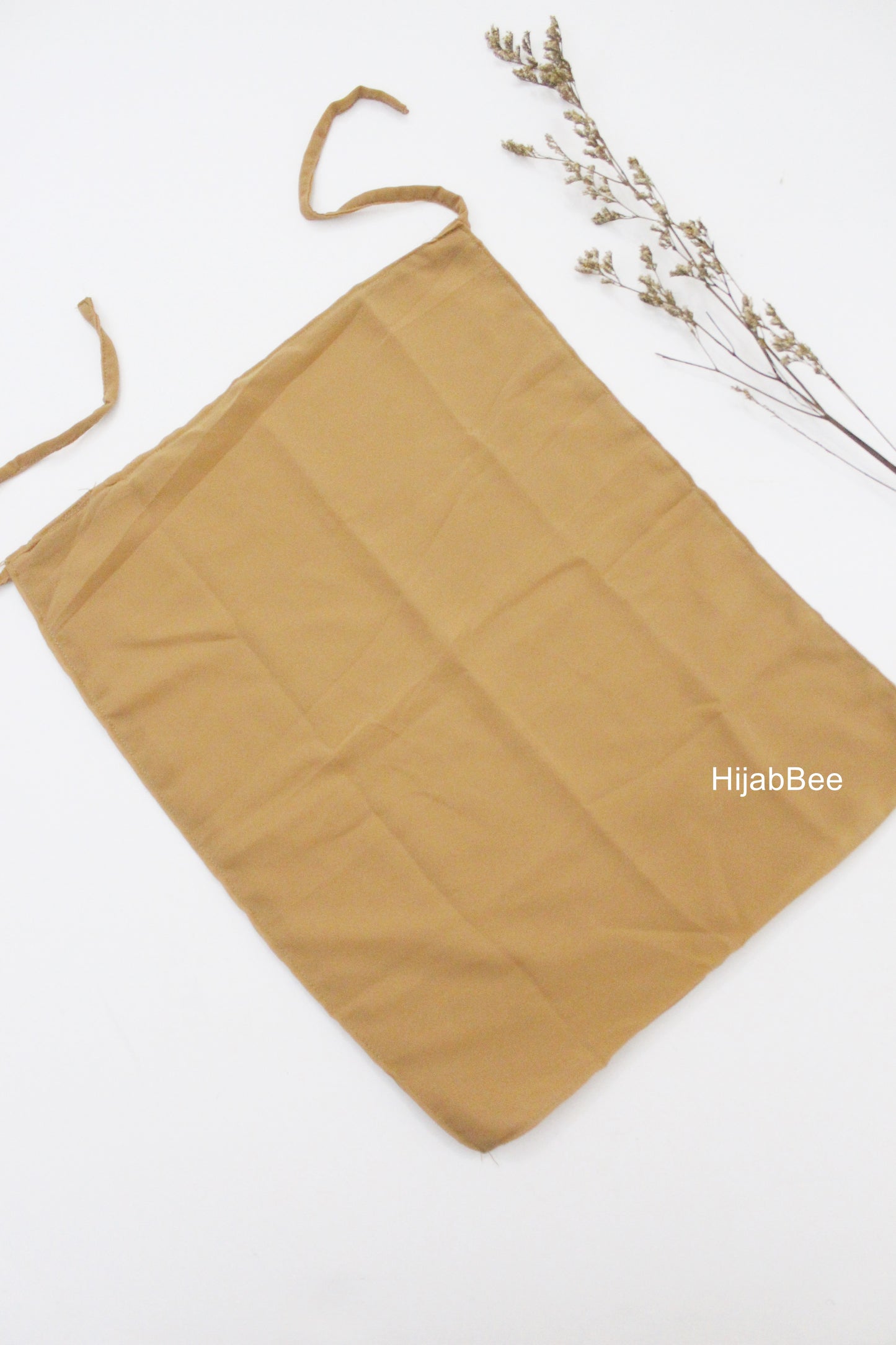 Tie back niqab - Caramel