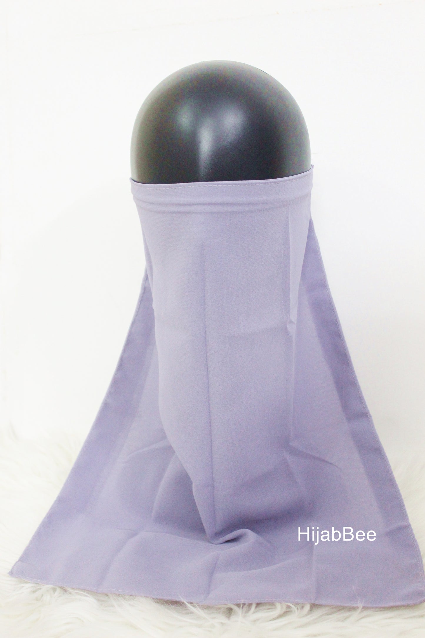 Tie back niqab - Lavender