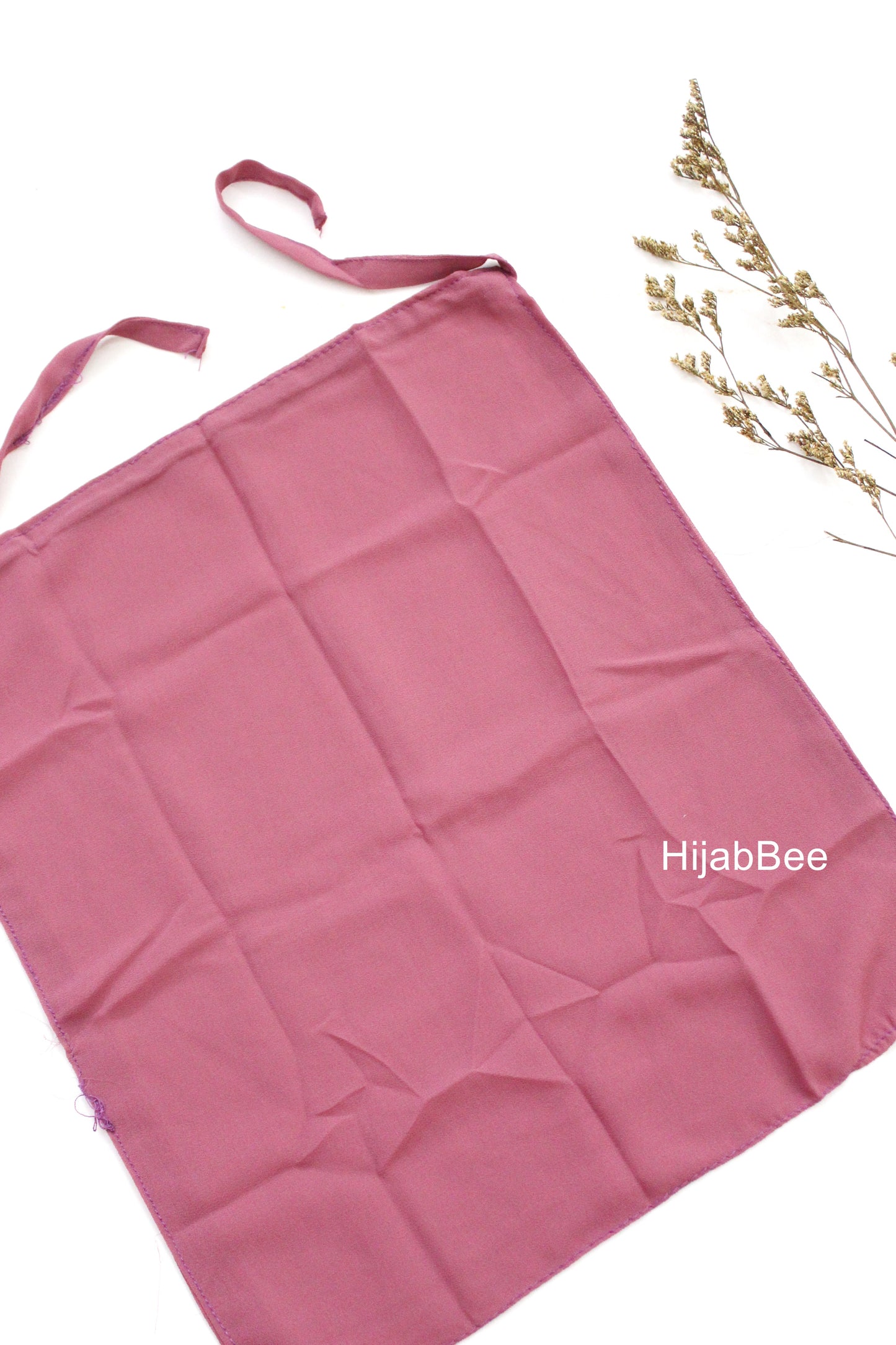 Tie back niqab - Raspberry pink