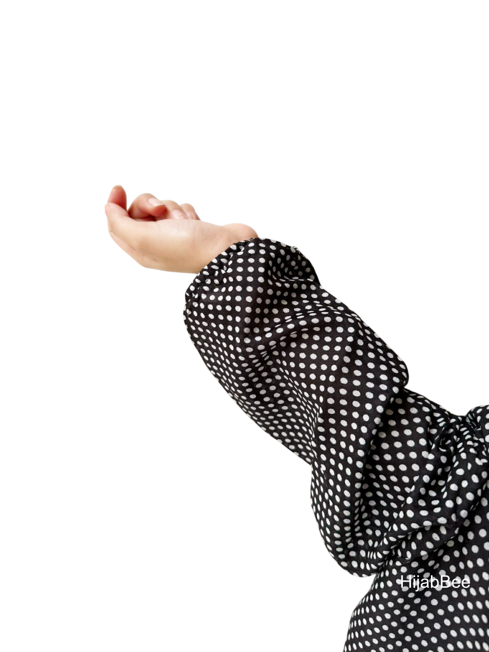 NAMAZ CHADAR - POLKA DOTS (BLACK)