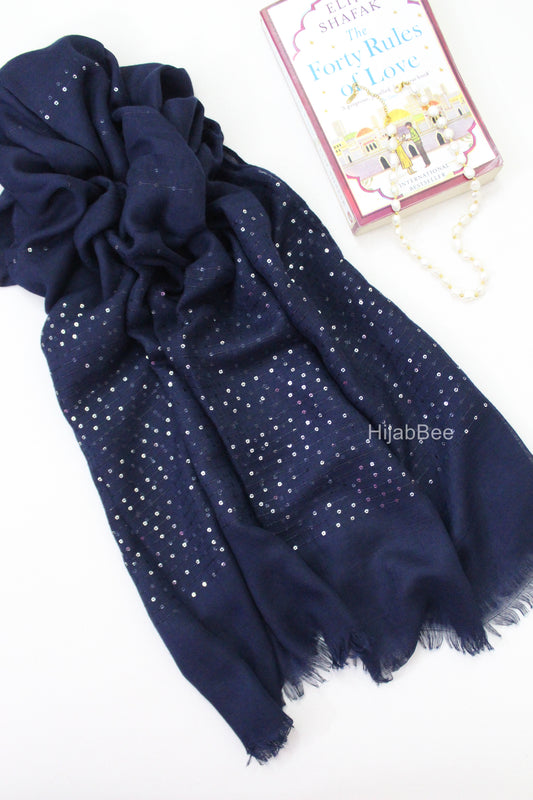 SEQUINS - NAVY BLUE